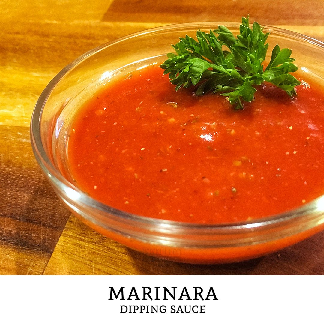 Want the perfect sauce to dip your favorite fried italian snacks in? Make this easy recipe using common pantry items to make marinara sauce in just minutes! | Tiny Kitchen Cuisine | https://tiny.kitchen